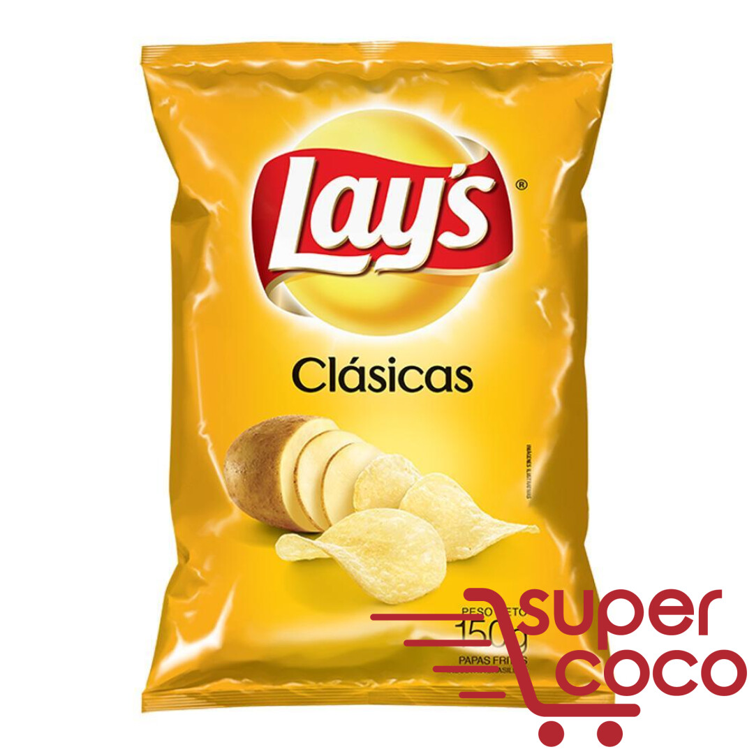 Papas Fritas Lays Clasicas 150g Super Coco